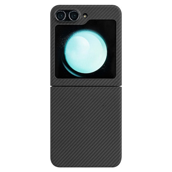 Tok Samsung Galaxy Z Flip7 FE / Z Flip6, Aramid Fiber Cover, fekete