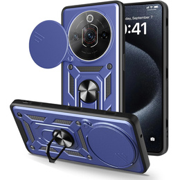 CamShield Slide páncélozott tok kameravédővel és gyűrűvel a Nubia Focus Pro 5G készülékhez, kék színben