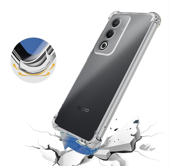 Telefontok a Oppo A80, Dropproof, átlátszó