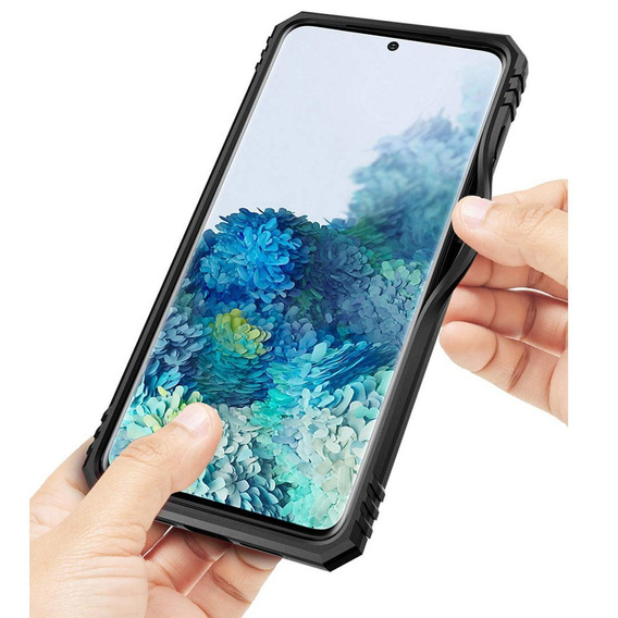 Páncélozott telefontok a Samsung Galaxy S10 Lite, Nox Case Ring, fekete