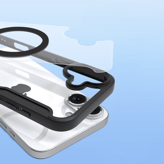 Dux Ducis Telefontok a iPhone 16 Plus, Skin X Pro, MagSafe, fekete