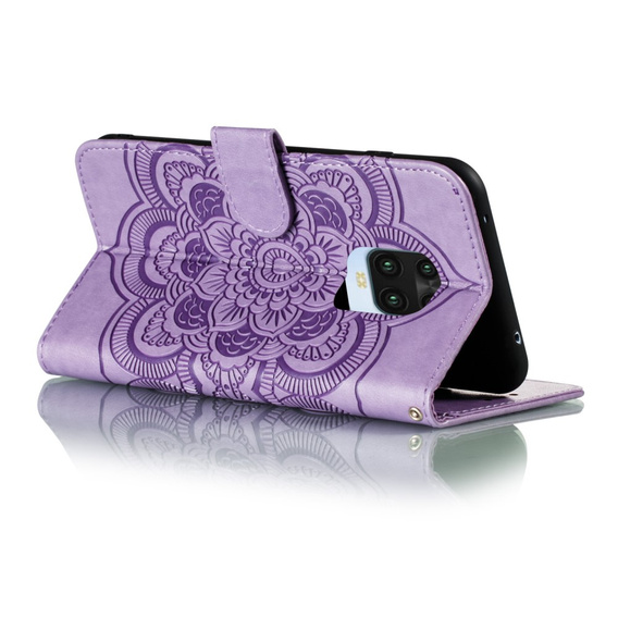 Pattintható tok a Xiaomi Redmi Note 9s/ 9 Pro, Mandala Flower, lila