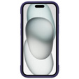 Tok iPhone 15, ERBORD Armor Mag, lila