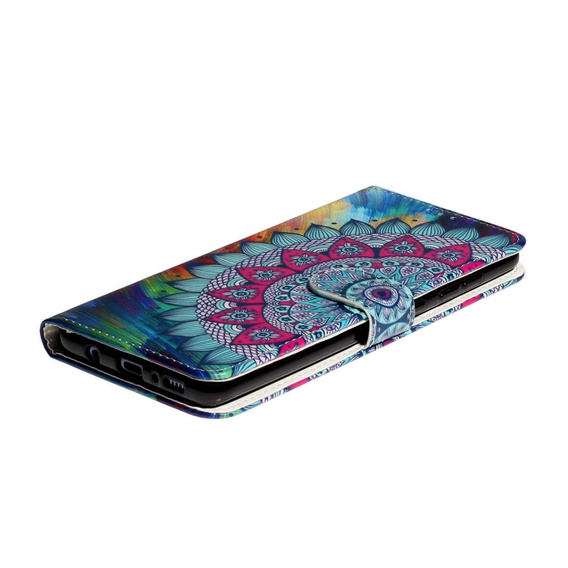 Pattintható tok a Samsung Galaxy A51, Wallet, Mandala Flower