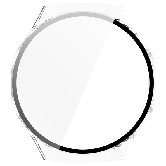 2in1 tok + edzett üveg a Huawei Watch GT 5 Pro 46mm-hoz, átlátszó