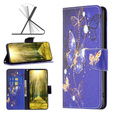 Pattintható tok a Xiaomi Redmi Note 13 Pro 5G, Wallet, Butterflies lila