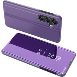 Telefontok a Samsung Galaxy A15, Clear View, fekete + 9H üveg