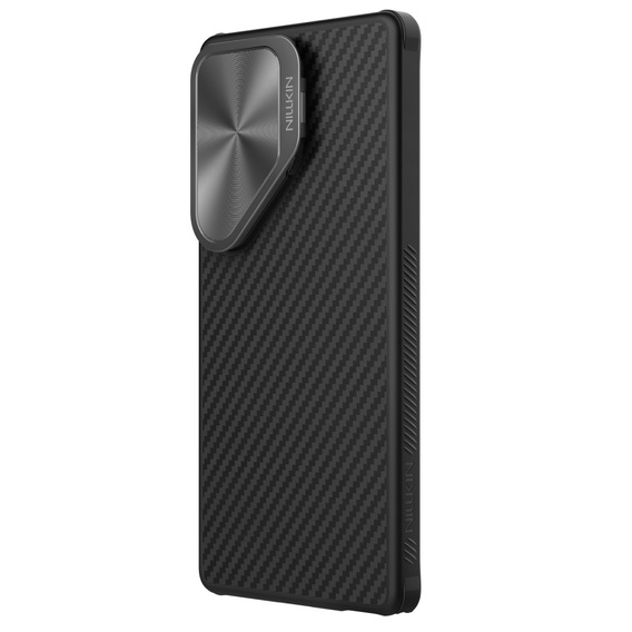 Tok Samsung Galaxy S25 Ultra, páncélozott Nillkin, Carboprof Case, Magsafe, fekete