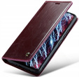 CASEME flip tok Samsung Galaxy A53 5G, Waxy Textured, bordó