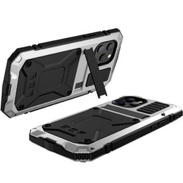 Páncélozott tok a iPhone 12 Mini, R-JUST, ezüst