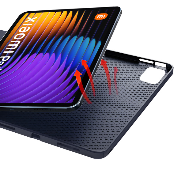 Tok Xiaomi Pad 7 / 7 Pro, Smartcase, sötétkék