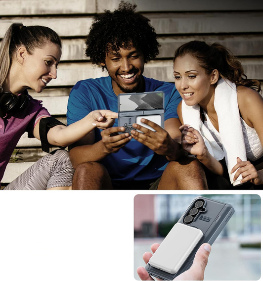 Dexnor Mágneses páncélozott tok kettős alappal Samsung Galaxy Z Fold7-hez