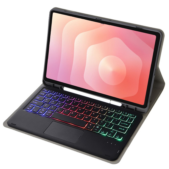 Megvilágított Bluetooth billentyűzettel és érintőpaddal ellátott tok Samsung Galaxy Tab S11 készülékhez