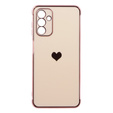 Telefontok a Samsung Galaxy A13 5G, Electro heart, rózsaszín rose gold
