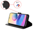 Pattintható tok a Oppo A38 4G / Oppo A18 4G, Wallet Smart Magnet, fekete