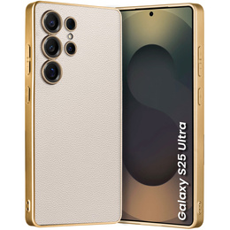 Telefontok a Samsung Galaxy S25 Ultra, GKK Leather, titánium szürke