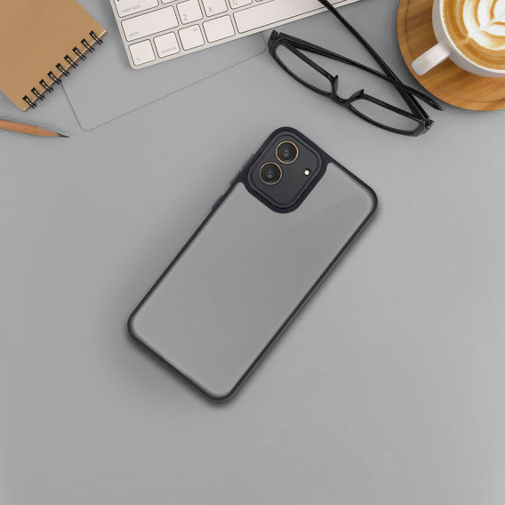 Telefontok a Xiaomi Redmi 13C / Poco C65, Fusion Hybrid, átlátszó / fekete + 9H üveg