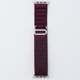 Nylon szíj Apple Watch 1/2/3/4/4/5/6/7/8/SE/ULTRA 42/44/45/45/49mm, bordó