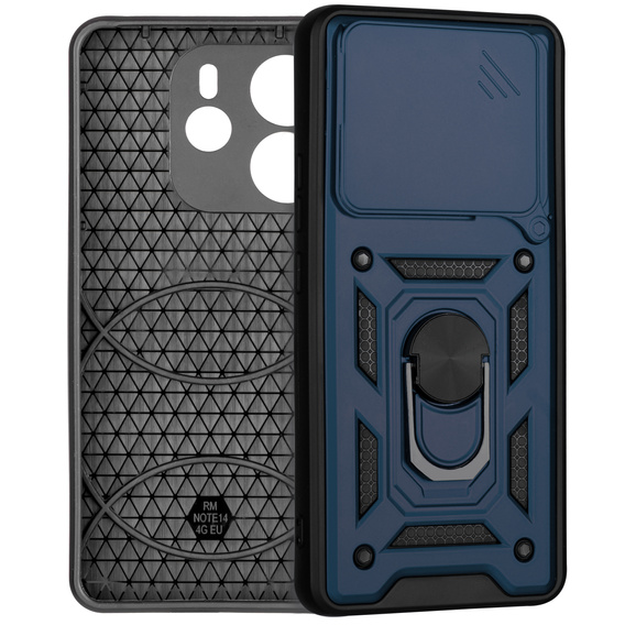 Telefontok a Xiaomi Redmi Note 14 4G, CamShield Slide, kék