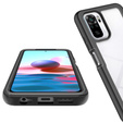 Tok Xiaomi Redmi Note 10 / 10S készülékhez, Shockproof, fóliával, kék