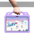 Gyermek tok Lenovo Tab M10 10.1 Gen 3 TB-328FU/TB-328XU, Cute Patterns, állvánnyal, lila