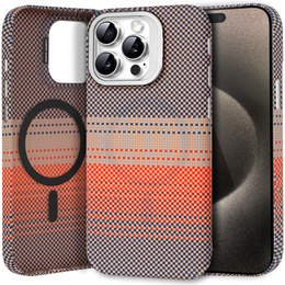 Tok iPhone 15 Pro készülékhez, Frame Kickstand, MagSafe, Sunset Grey