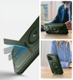 Páncélozott tok iPhone 12 / iPhone 12 Pro készülékhez, Dexnor CamProtect MagSafe, zöld (Két keret)