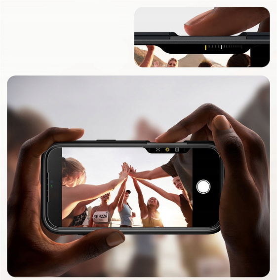 Supcase tok iPhone 17 Pro Max, IBLSN Ares Fip Magsafe, Fekete, IBLSN Ares Fip Magsafe, fekete