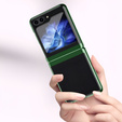 Tok Samsung Galaxy Z Flip7 FE / Z Flip6, PC Case, átlátszó / zöld