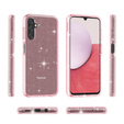 Telefontok a Samsung Galaxy A14 4G/5G, Glittery Powder, rózsaszín