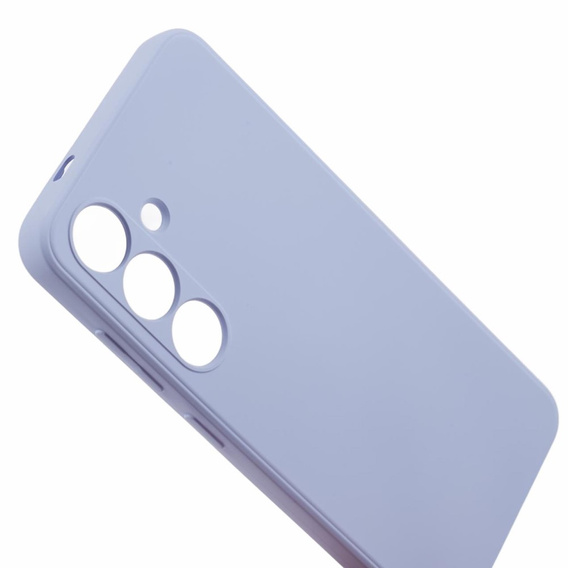 Telefontok a Samsung Galaxy S24+ Plus, Silicone Lite, lila