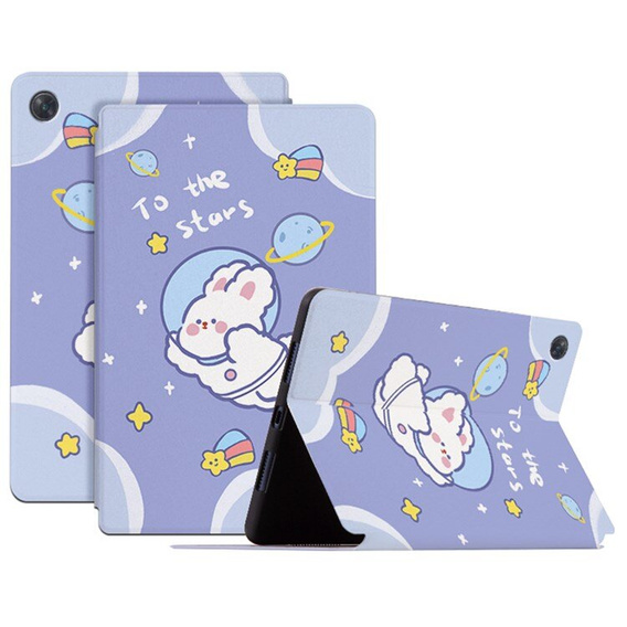 Pattintható tok Lenovo Tab M10 Plus 10.6 Gen 3 TB-125F TB-128F, space rabbit
