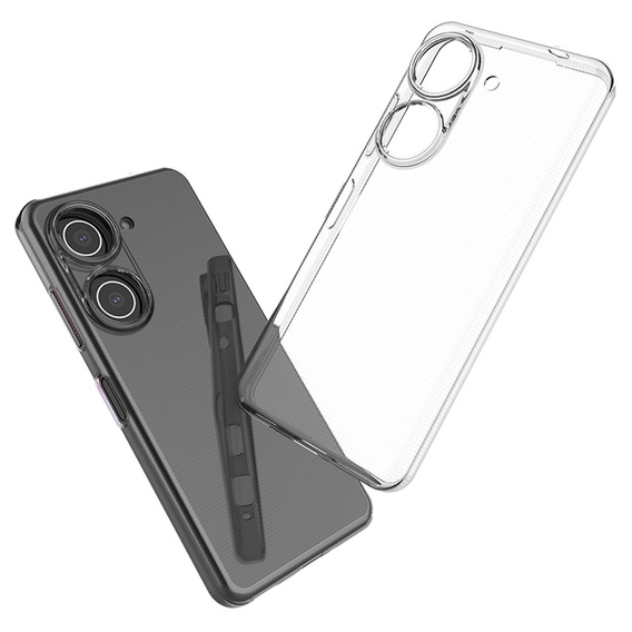 Vékony tok a Asus Zenfone 9 5G / 10 5G, Slim, átlátszó