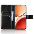 Pattintható tok a Oppo Reno 12FS / 12F, Crazy Horse Wallet, fekete
