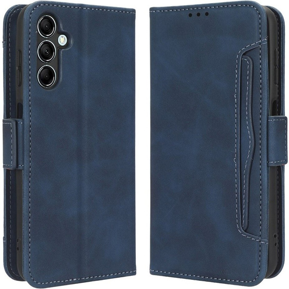 Pattintható tok a Samsung Galaxy M34, Card Slot, kék