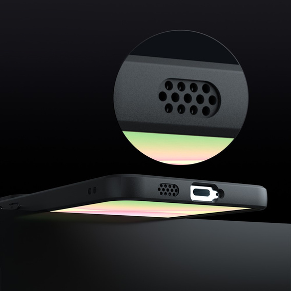 Fusion Hybrid MagSafe tok Samsung Galaxy A57 5G készülékhez, fekete