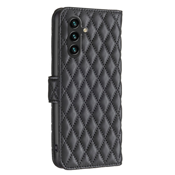 Pattintható tok a Samsung Galaxy A56, Wallet, BINFEN COLOR, fekete