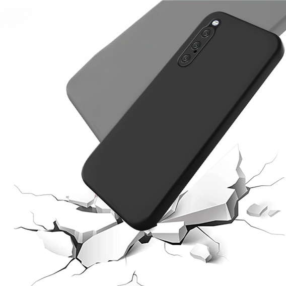 Telefontok a Sony Xperia 10 V, Silicone Lite, fekete