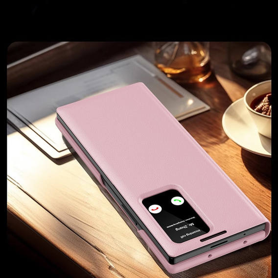 Flip tok Samsung Z Fold6 5G, Smart View Wallet, rózsaszín