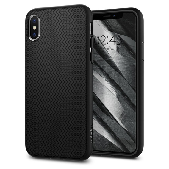 Spigen Liquid Air matt fekete tok Apple iPhone X / Xs készülékekhez