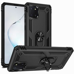 Páncélozott telefontok a Samsung Galaxy Note 10 Lite, Nox Case Ring, fekete