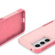 Páncélozott tok Samsung Galaxy A56 5G, Dual Shockproof, rózsaszín