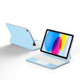 Billentyűzet tok iPad 10.9" 2022 (10 gen.) / iPad 11" 2025 A16 (11 gen.), Magnetic Keyboard Touchpad, kék