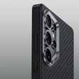 BENKS Kevlar tok Samsung Galaxy S25, MagSafe, Carbon Fiber, fekete