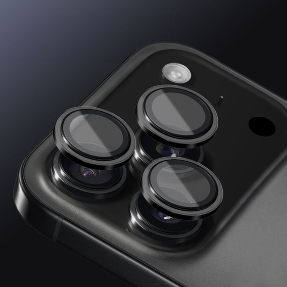 ERBORD OPTIK Pro kameraobjektív iPhone 17 Pro / 17 Pro Max készülékekhez, fekete