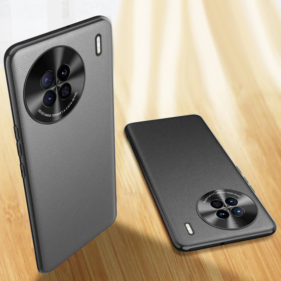 Bőr tok Vivo X90 Pro 5G, leather hybrid, fekete