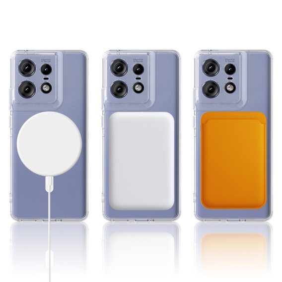 Tok a Motorola Edge 50 Pro, Fusion Hybrid, MagSafe-hoz, átlátszó