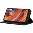 Telefontok a Samsung Galaxy S24+ Plus, Wallet Litchi Leather, fekete