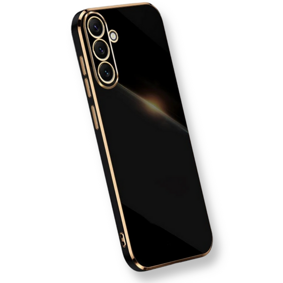 Tojás Samsung Galaxy A25 5G, Glamour CamShield, fekete + 9H üveg