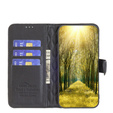 Pattintható tok a Infinix Hot 30, Wallet, BINFEN COLOR, fekete